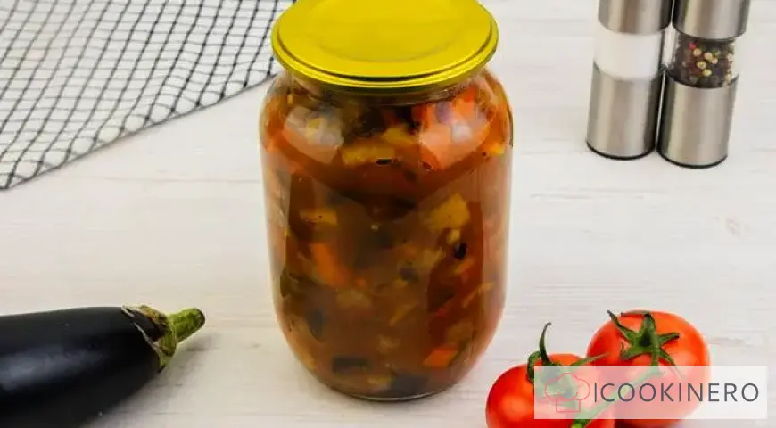 Sauteed eggplant for the winter