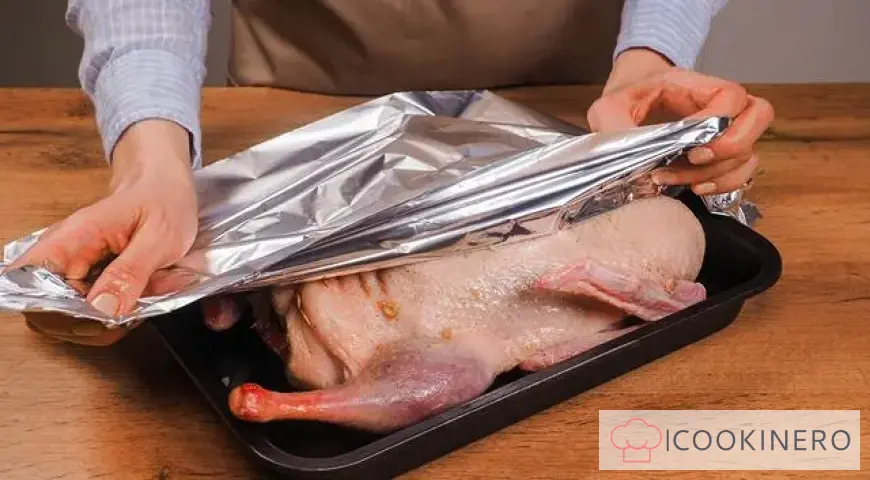 Anatra con cavolo e mele