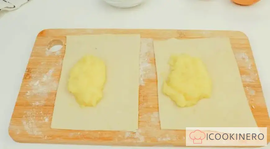 Puff pastry with potatoes