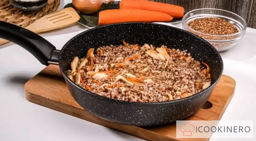 Merchant-style buckwheat with chicken fillet