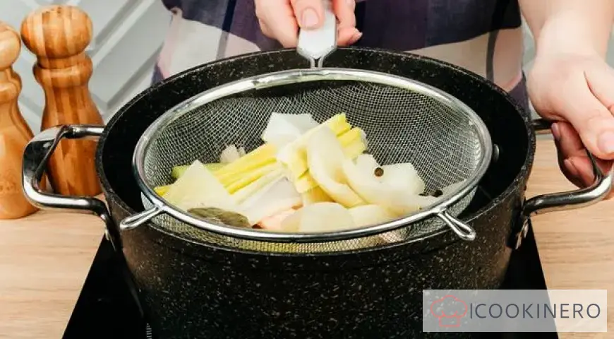 Finnish fish soup with salmon