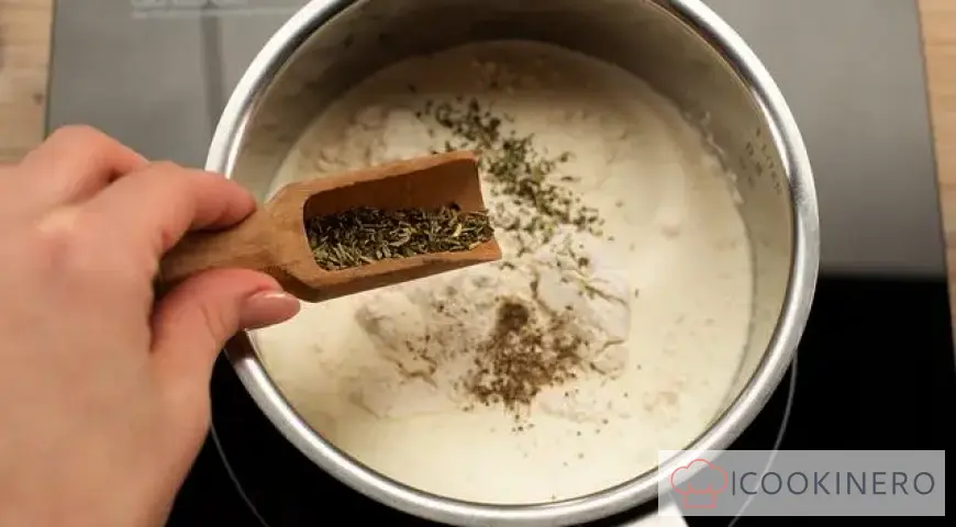 Julienne with chicken