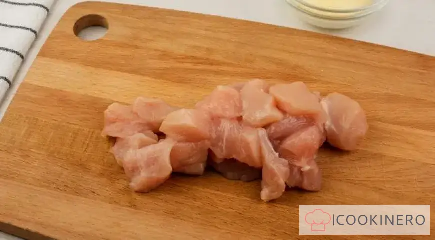 Salad with chicken breast