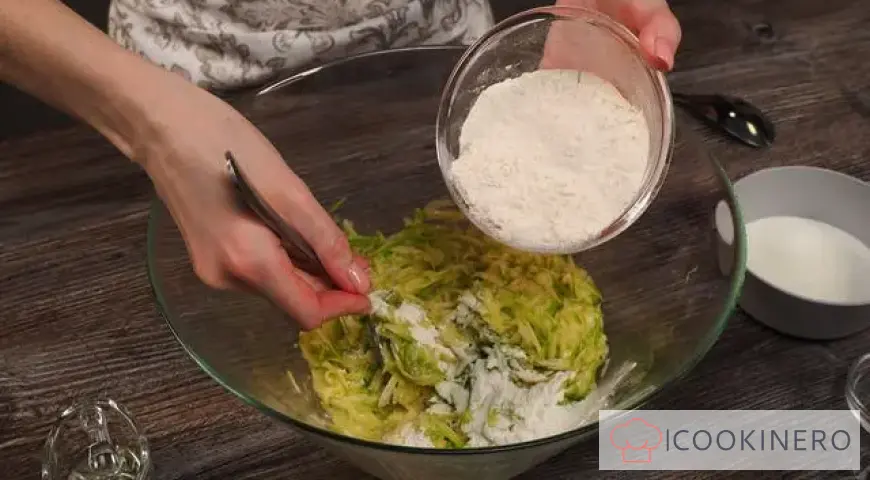 Zucchini flatbreads