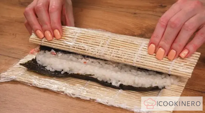 Hausgemachte Tempura-Rolle