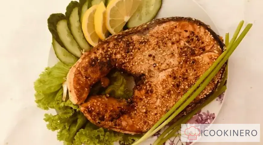 Healthy Salmon Steak