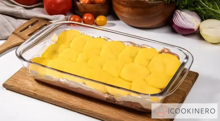 Baked Potatoes with Chicken