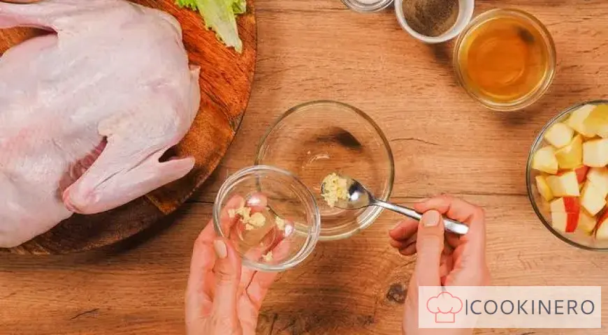 Anatra con cavolo e mele