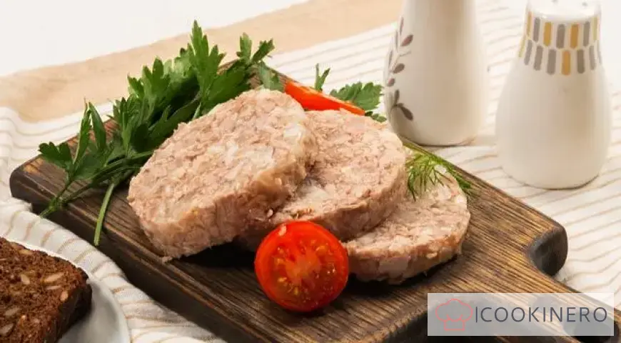 Sausage from a knuckle in a bottle