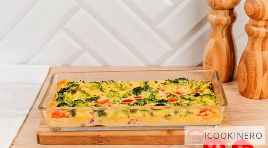 Oven Baked Broccoli Omelette