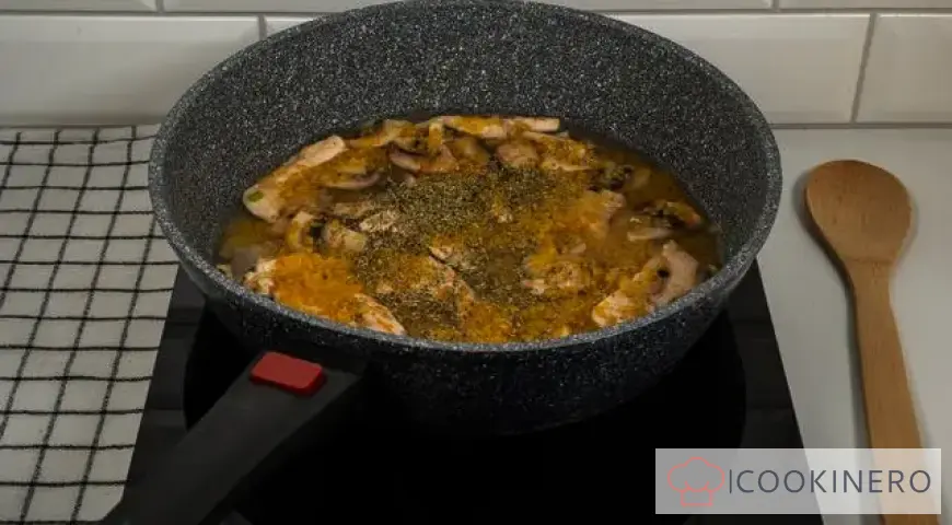 Bulgur with mushrooms