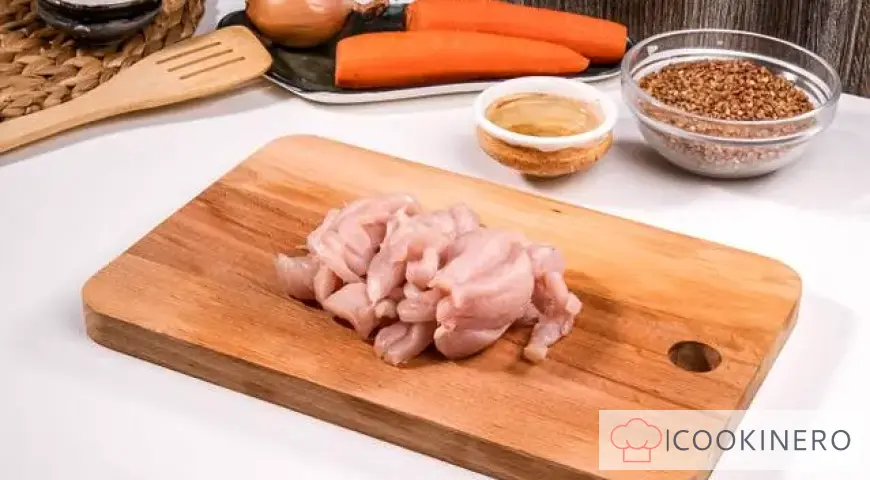 Merchant-style buckwheat with chicken fillet