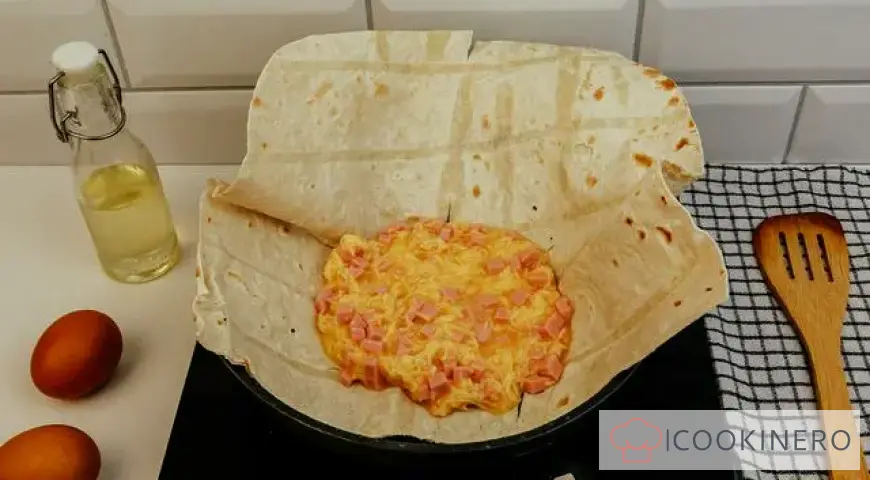 Frittata nel pane pita