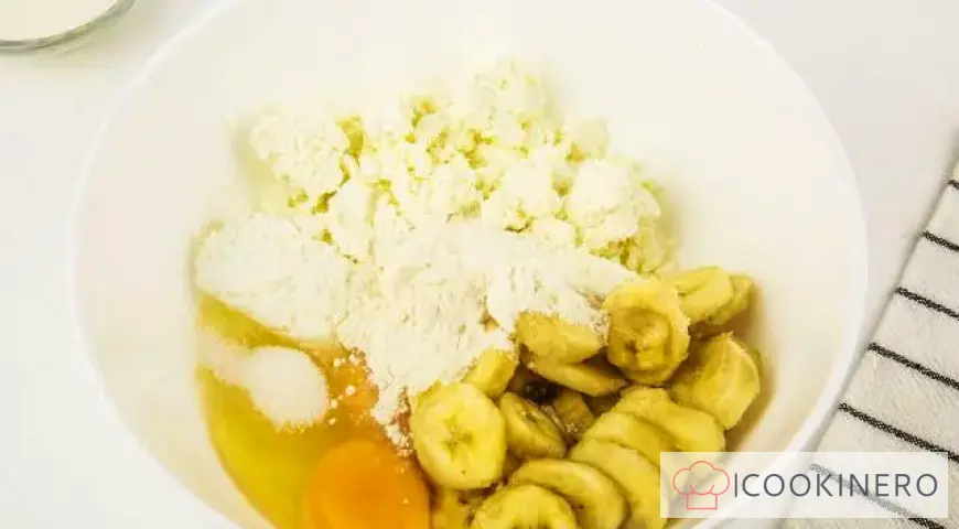 Casseruola di ricotta e banane