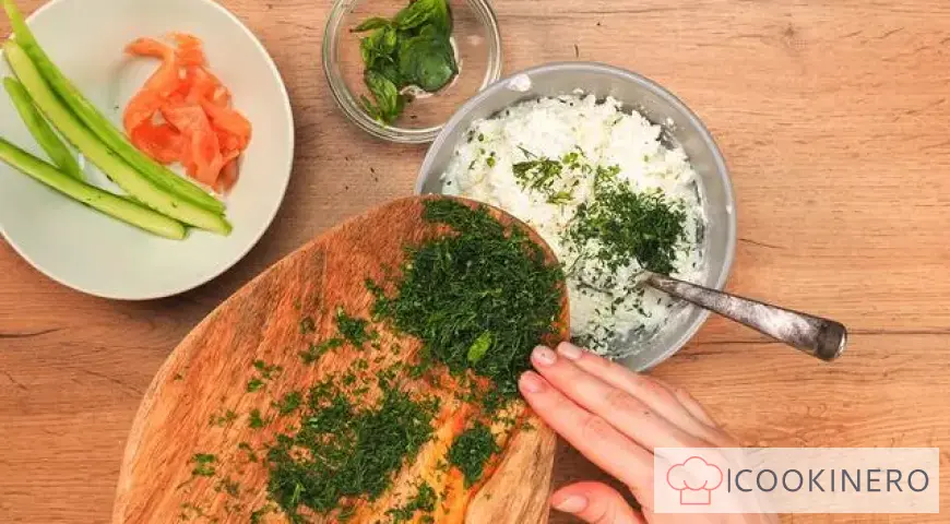 Diätbrötchen mit Lachs und Gurke