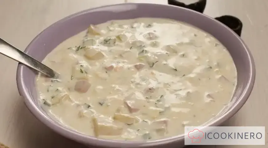 Okroshka con kéfir