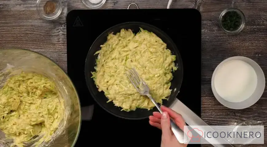 Zucchini flatbreads