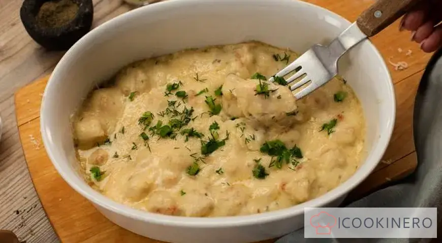 Julienne with chicken