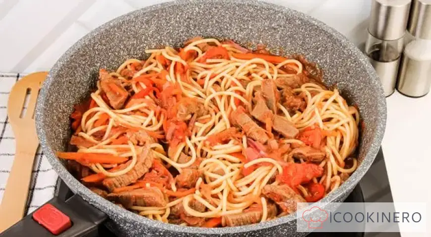Spaghetti à la viande