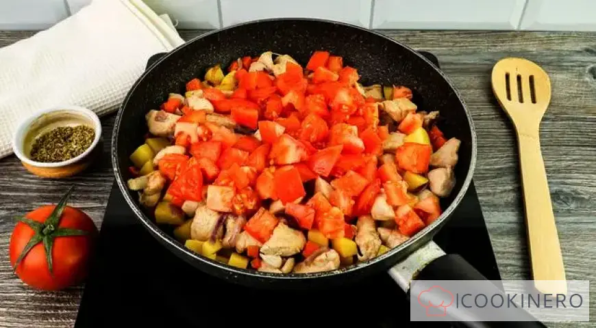 Roast chicken with vegetables