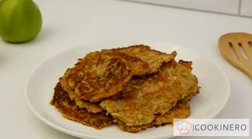 Apple and Zucchini Fritters