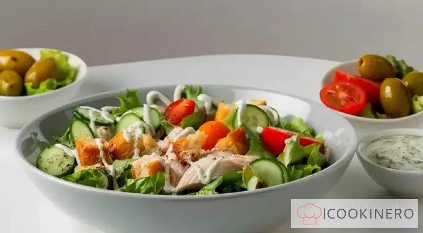 Simple Chicken Gazpacho Salad