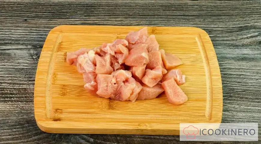 Roast chicken with vegetables