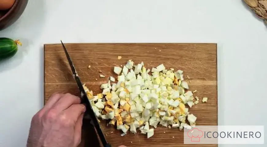 Krabbensalat mit Gurke