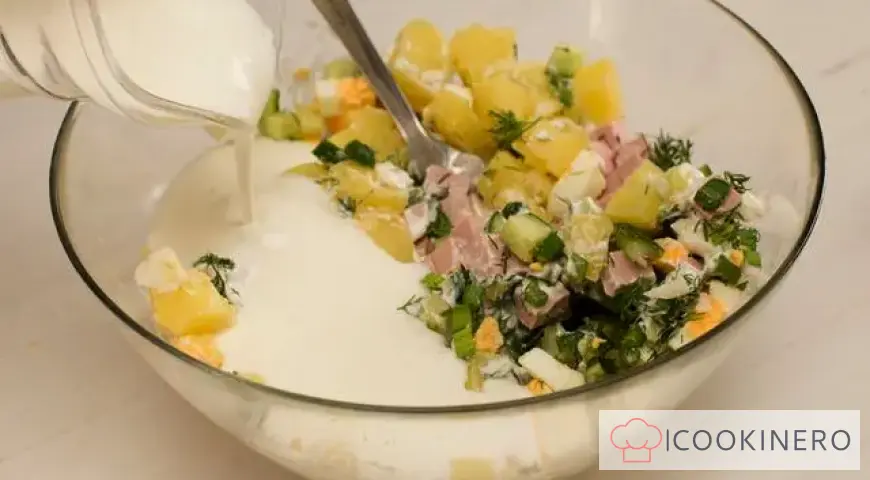 Okroshka con kéfir