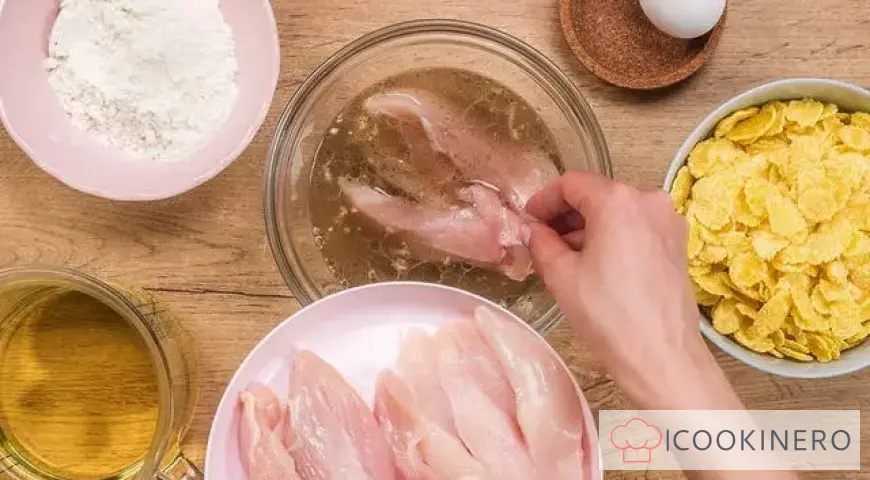 Tiras de pollo como las de KFC