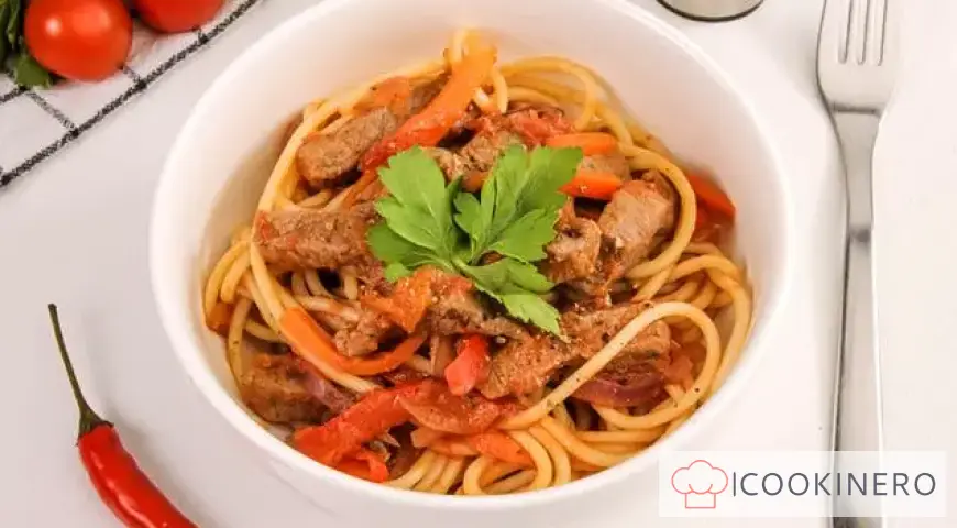 Spaghetti à la viande