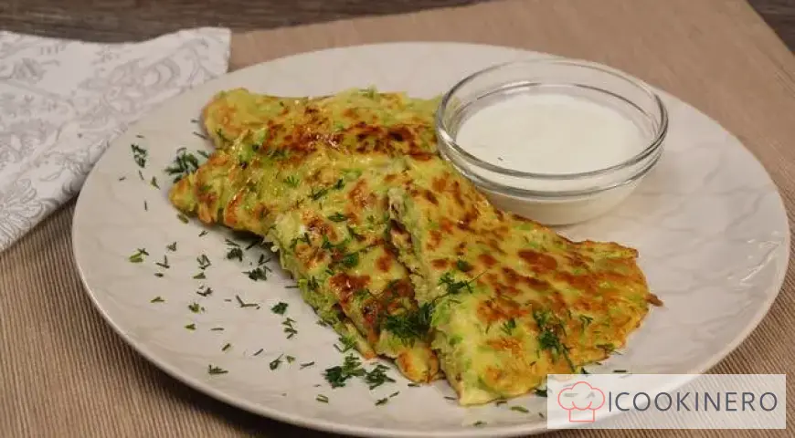 Pains plats aux courgettes