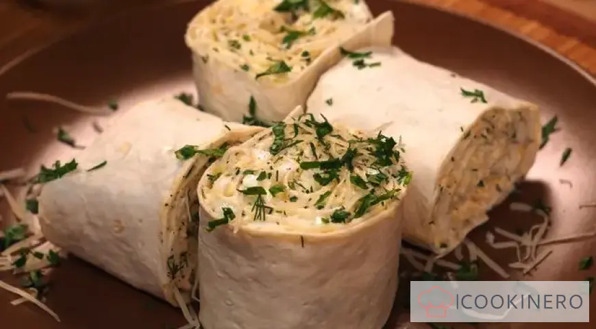 Lavash-Rolle mit Käse
