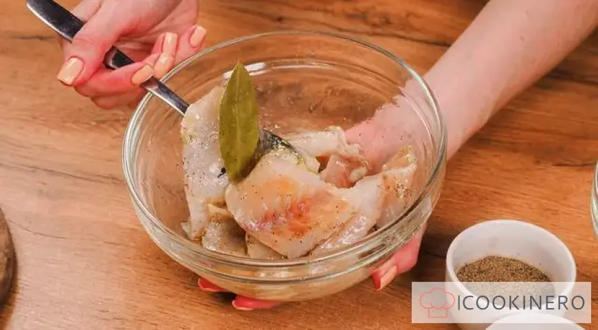 Healthy baked pollock