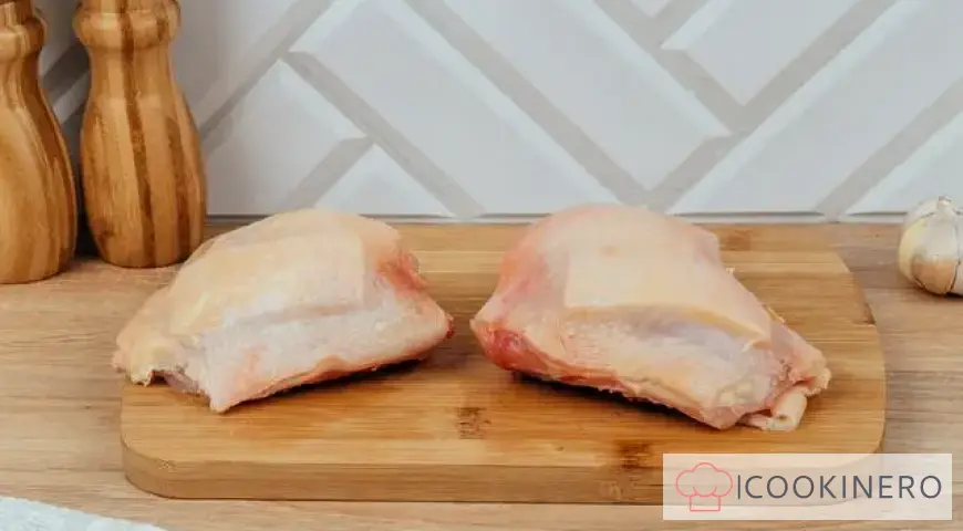 Chicken thighs with cheese