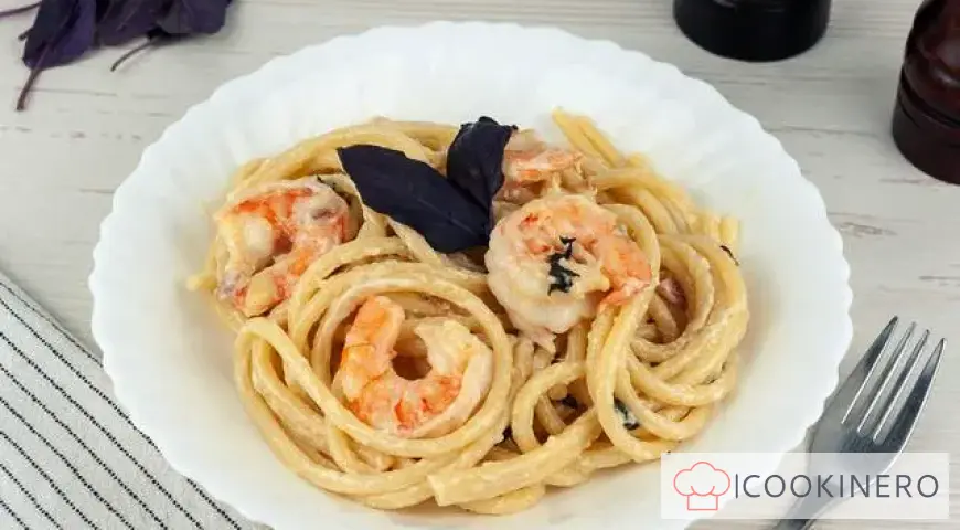 Carbonara aux crevettes