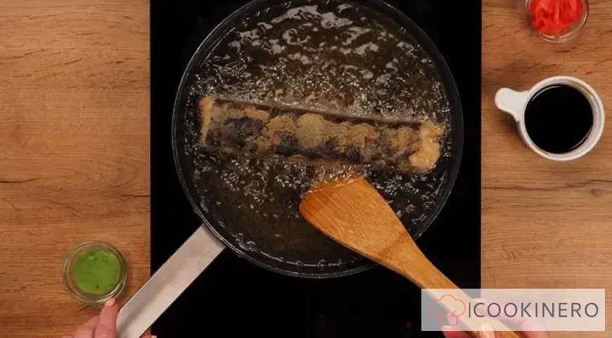 Hausgemachte Tempura-Rolle