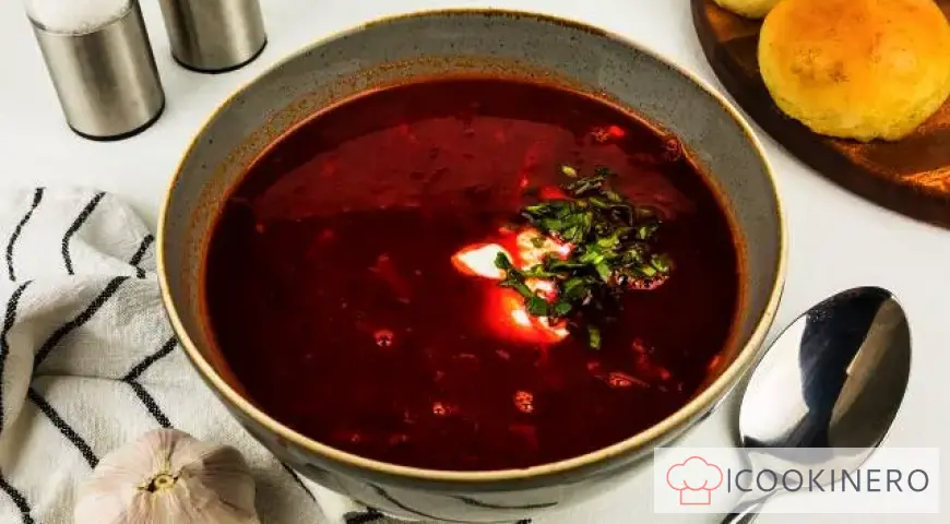 Borscht with sauerkraut