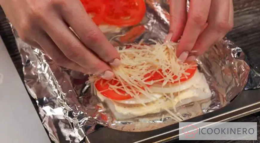 Cod with tomatoes