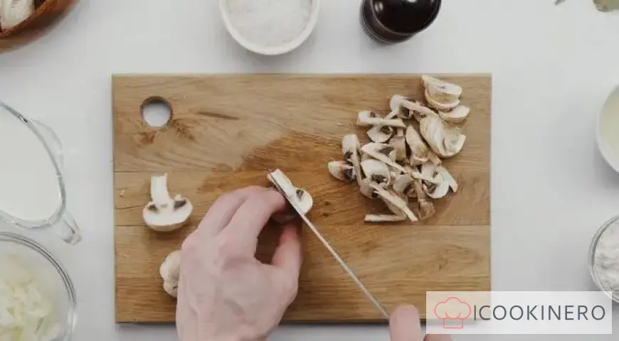 Stroganoff de ternera con champiñones y nata