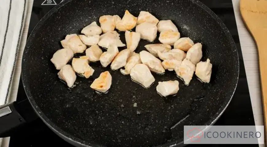 Salad with chicken breast