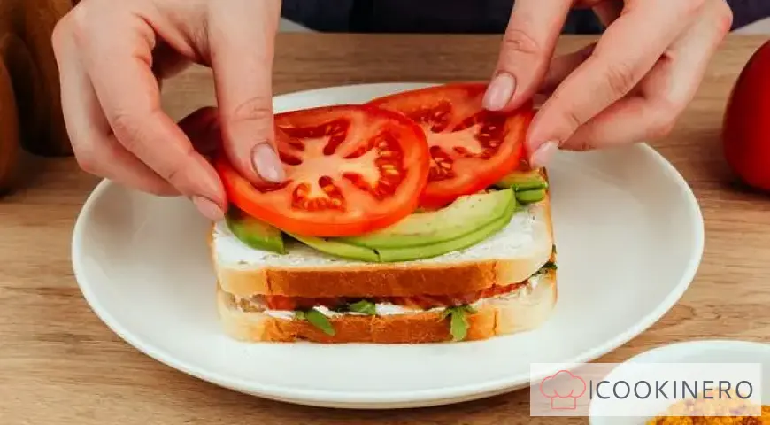 Club Sandwich with Salmon