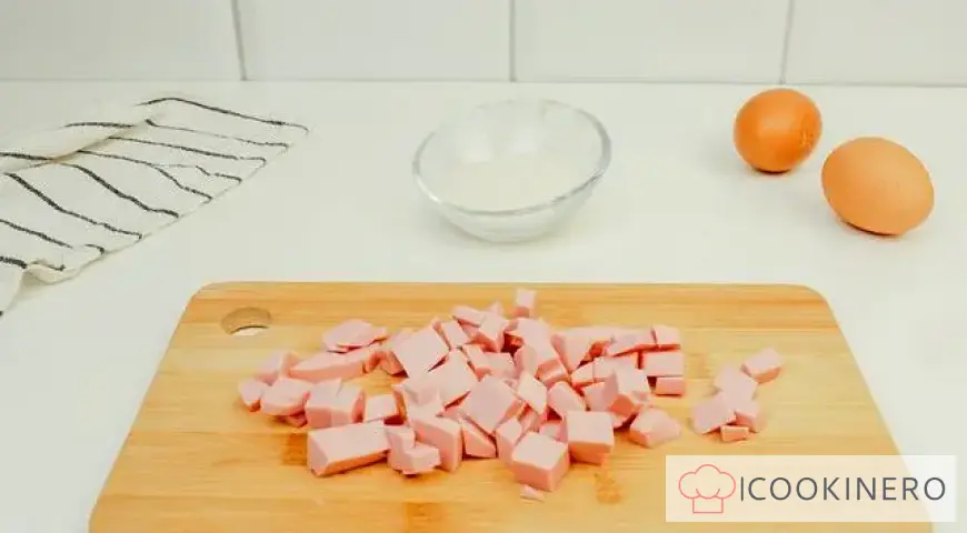 Puff pastry with sausage