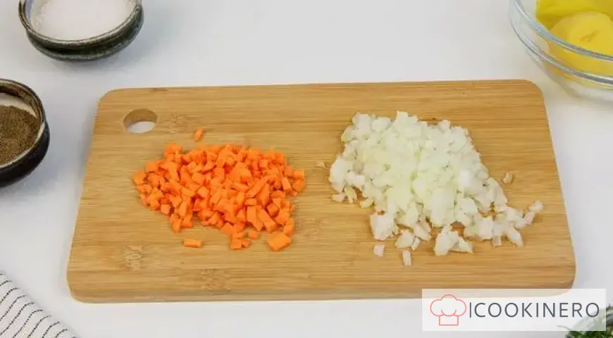 Potato soup with egg