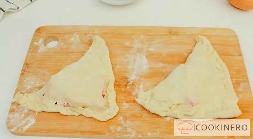 Puff pastry with sausage