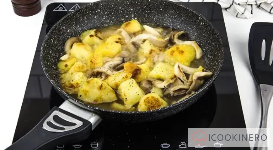 Patate al forno con funghi ostrica