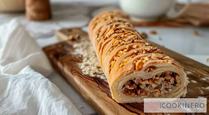 Rotolo di noci appetitoso