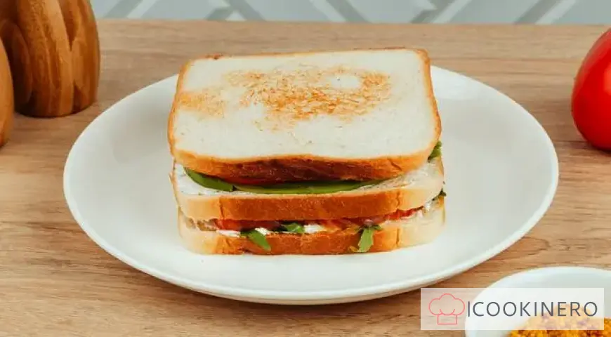 Club Sandwich with Salmon