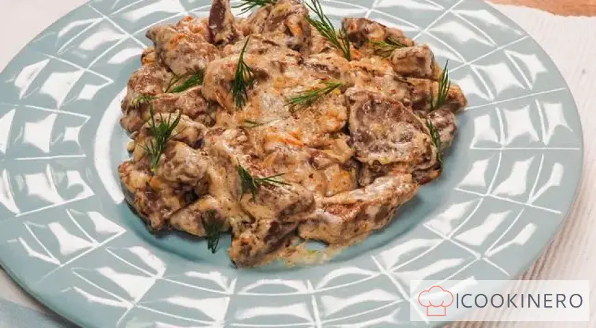 Fegato in salsa cremosa