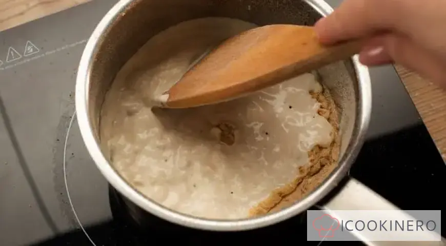 Julienne with sour cream